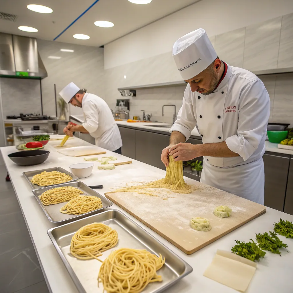 Modern pasta techniques course