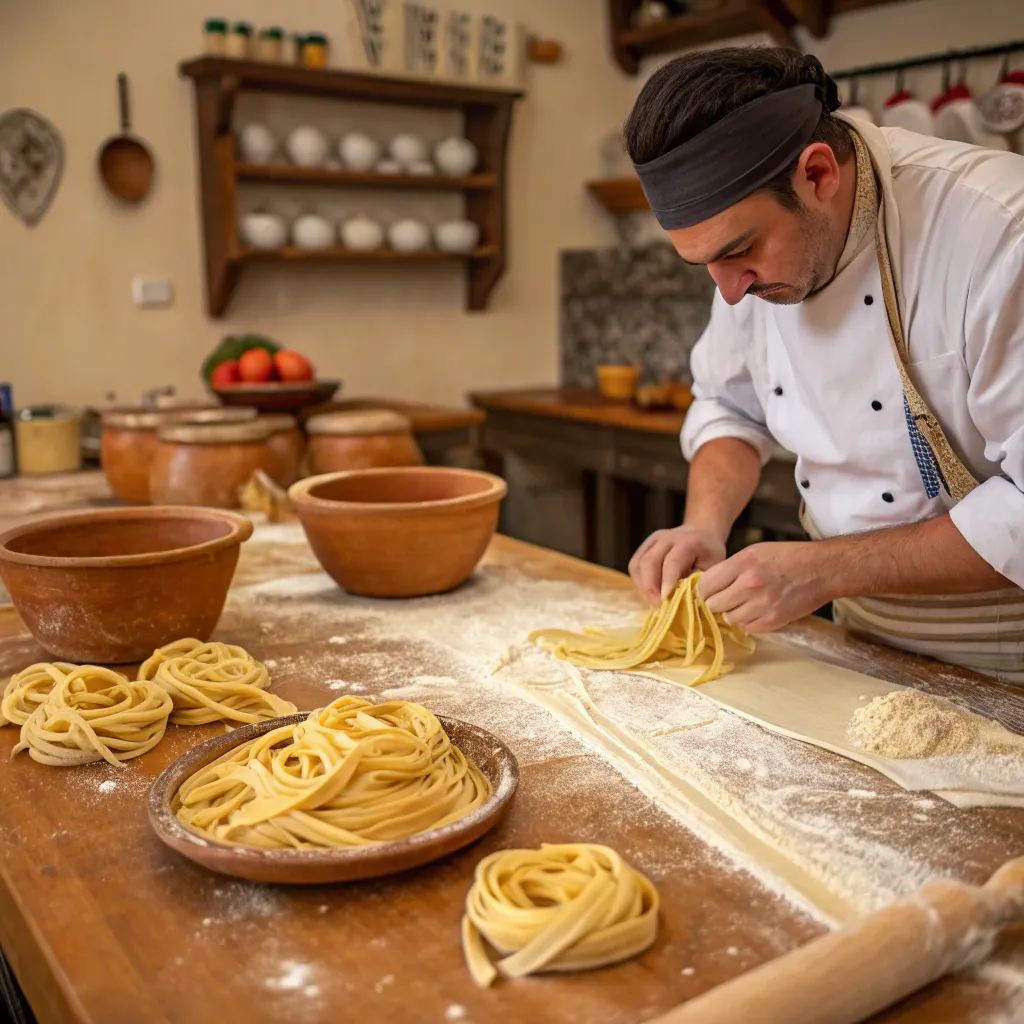 Traditional pasta making course